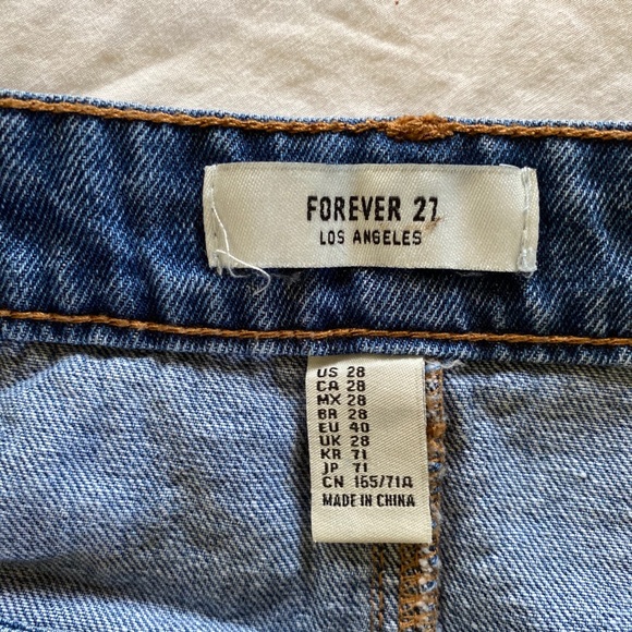 button up jean skirt - Picture 2 of 2